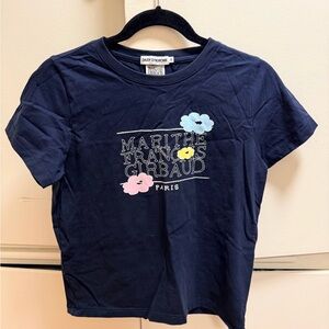 Marithe Francois Girbaud Women’s Navy Blue T-Shirt